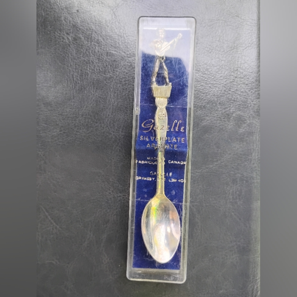 Gazelle SilverPlate Souvenir Spoon ARGENTE Nem Orleans Canada